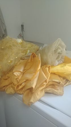 Gold fabric