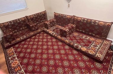 Arabic Majlis sofa set with rug
