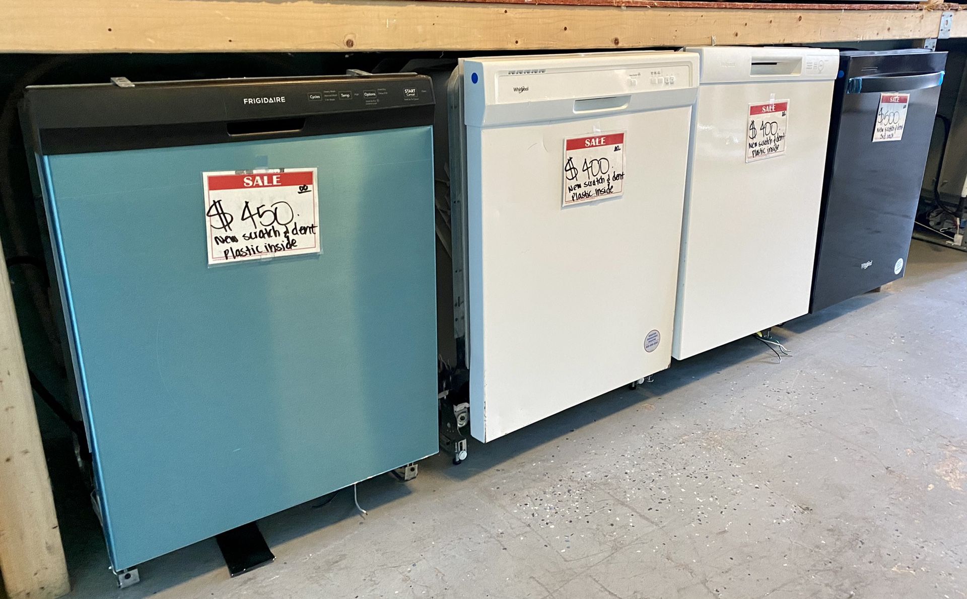 Wide Variety Of *New Scratch&Dent* Dishwashers +10% Off 