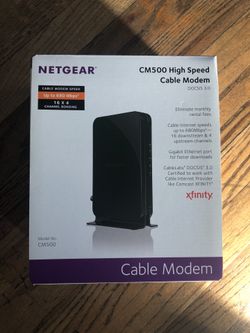 Netgear Cm500 High Speed Modem For Xfinity For Sale In Portland Or Offerup