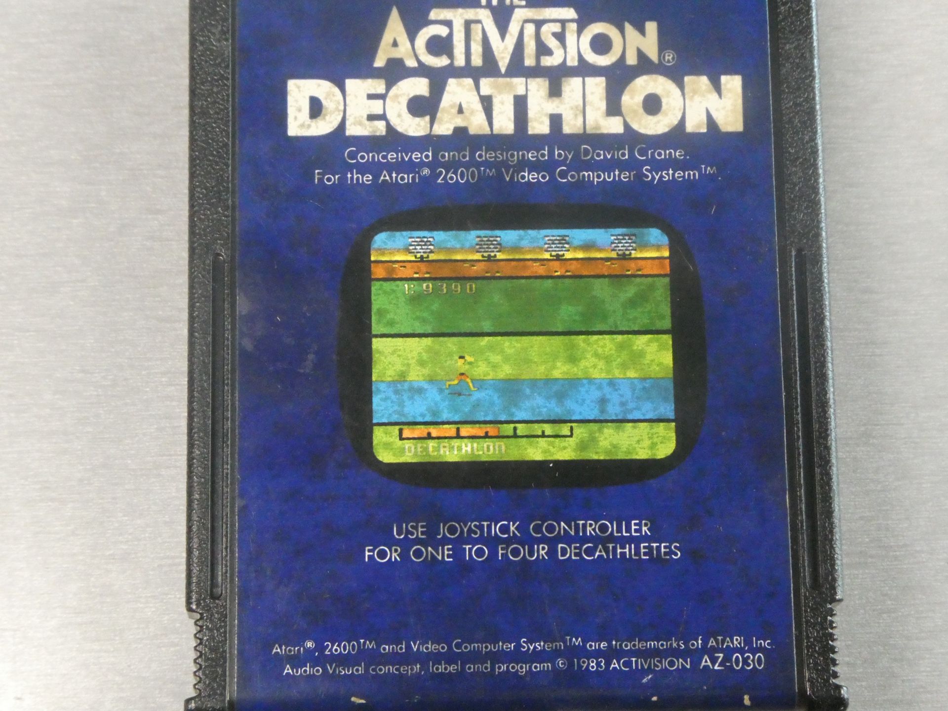 Decathlon (Atari 2600, 1983), Cartridge Only