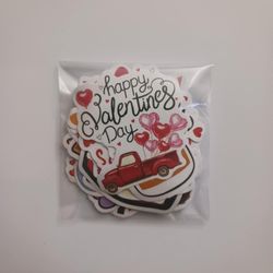 Valentine's Day 50 Piece Stickers 