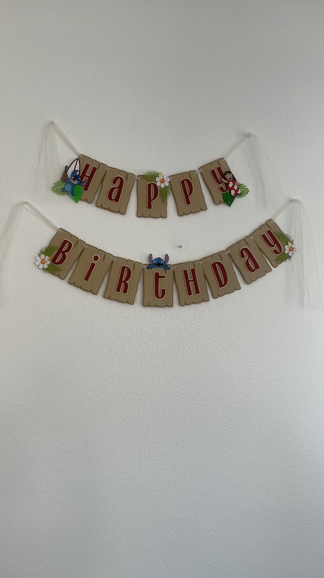 Lilo & Stitch Birthday Banner