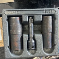  Snap On 3/8 Flip Sockets 17+19    21+22