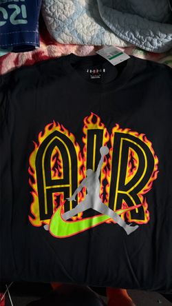 Jordan Air Flames Graphic T-Shirt
