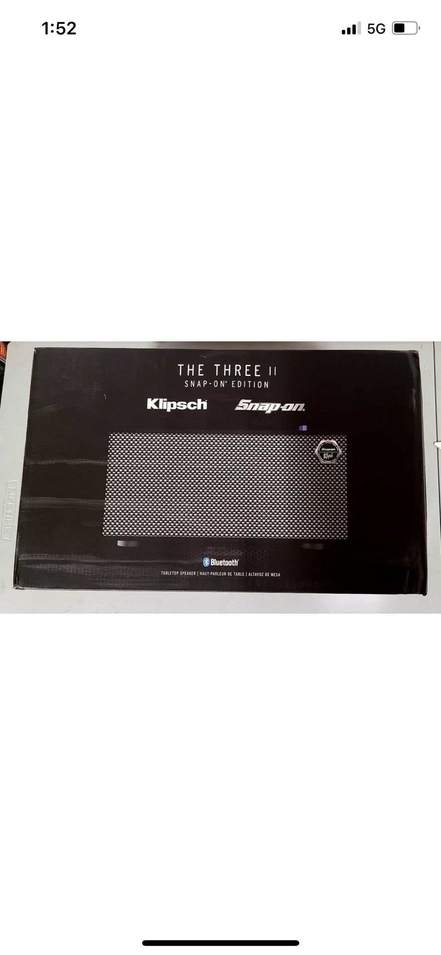 Snap-on Klipsch Radio