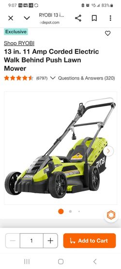 Ryobi 13amp Electric Lawn Mower