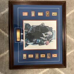 Norman Rockwell "At the Doctor's Office"  "Doctor & The Doll Stamp Framed Art