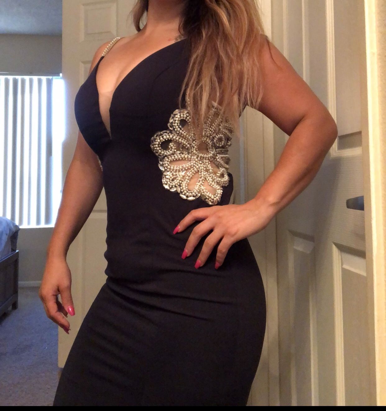 Fashion nova best sale imperial beading dress