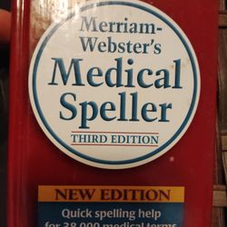 Merriam-Websters Medical Speller 3rd Edition 