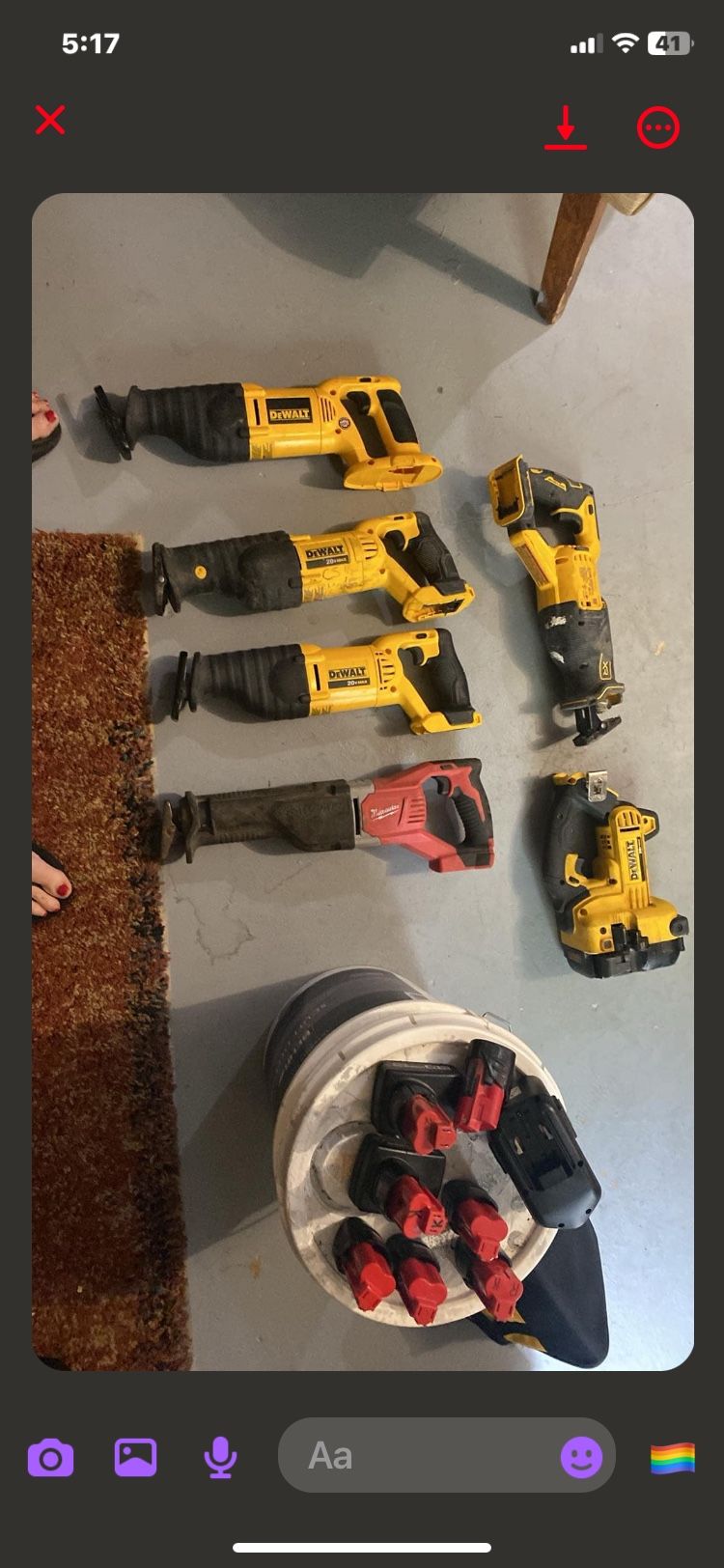 Dreamt Saws For Sale And Milk wake Plus Milwaukee Batteries