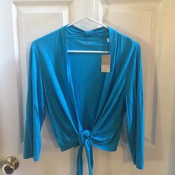 CHICOS Reese Tie Cardigan Top