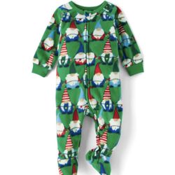 Gnomes Fleece Footed One Piece Pajamas size 3T