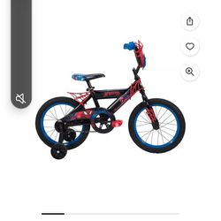 Kids Spider-Man  Bike And Air Pump