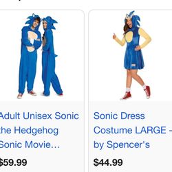 Sonic Costume Adult