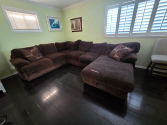 Plush Sectional Couch