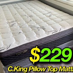 Ck Bamboo Plush Comfort Europillow Top 12inch Mattress!!