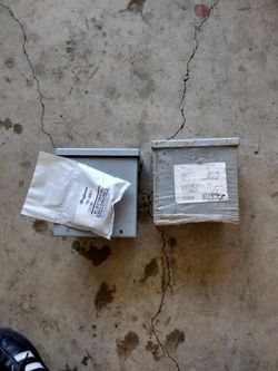 2-4x6 Steel Electrical Junction Box