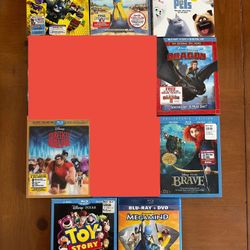 Animation Blu Rays - $4 Each