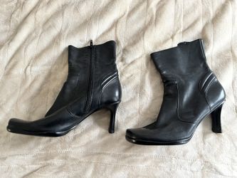 Nine West Black Boots 8.5 Mid Calf