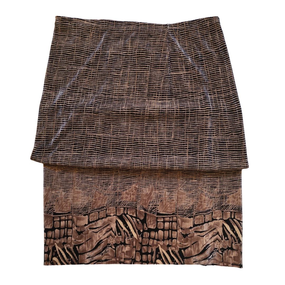 Pleated Pencil Skirt Size S