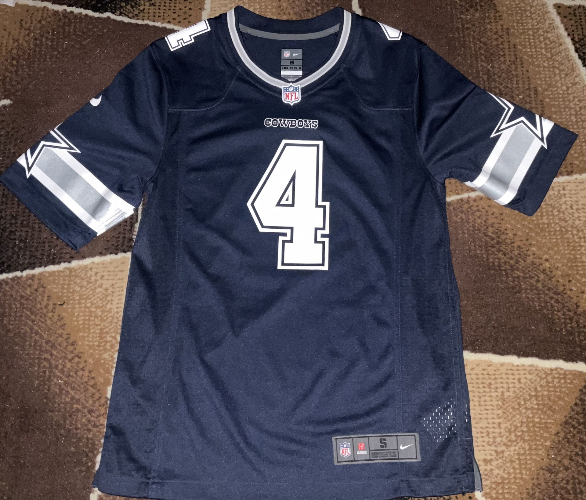 Dak Prescott #4 Dallas Cowboys Jersey Men's Size Small  Blue New
