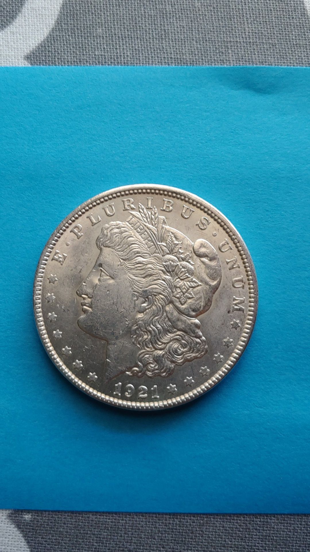 1921 Morgan Silver Coin last year of Issue
