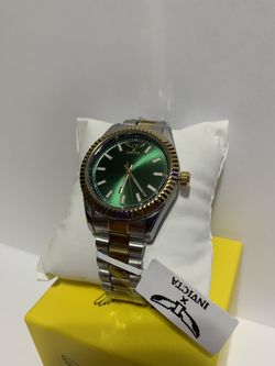 Invicta Speciality 40mm Men’s Two Tone Stainless Steel Watch Green Face