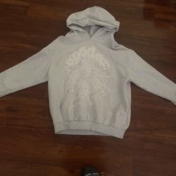 Grey OG spider Hoodie