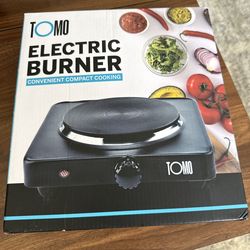TOMO Electric Burner – New in Box (Portable Cooktop)