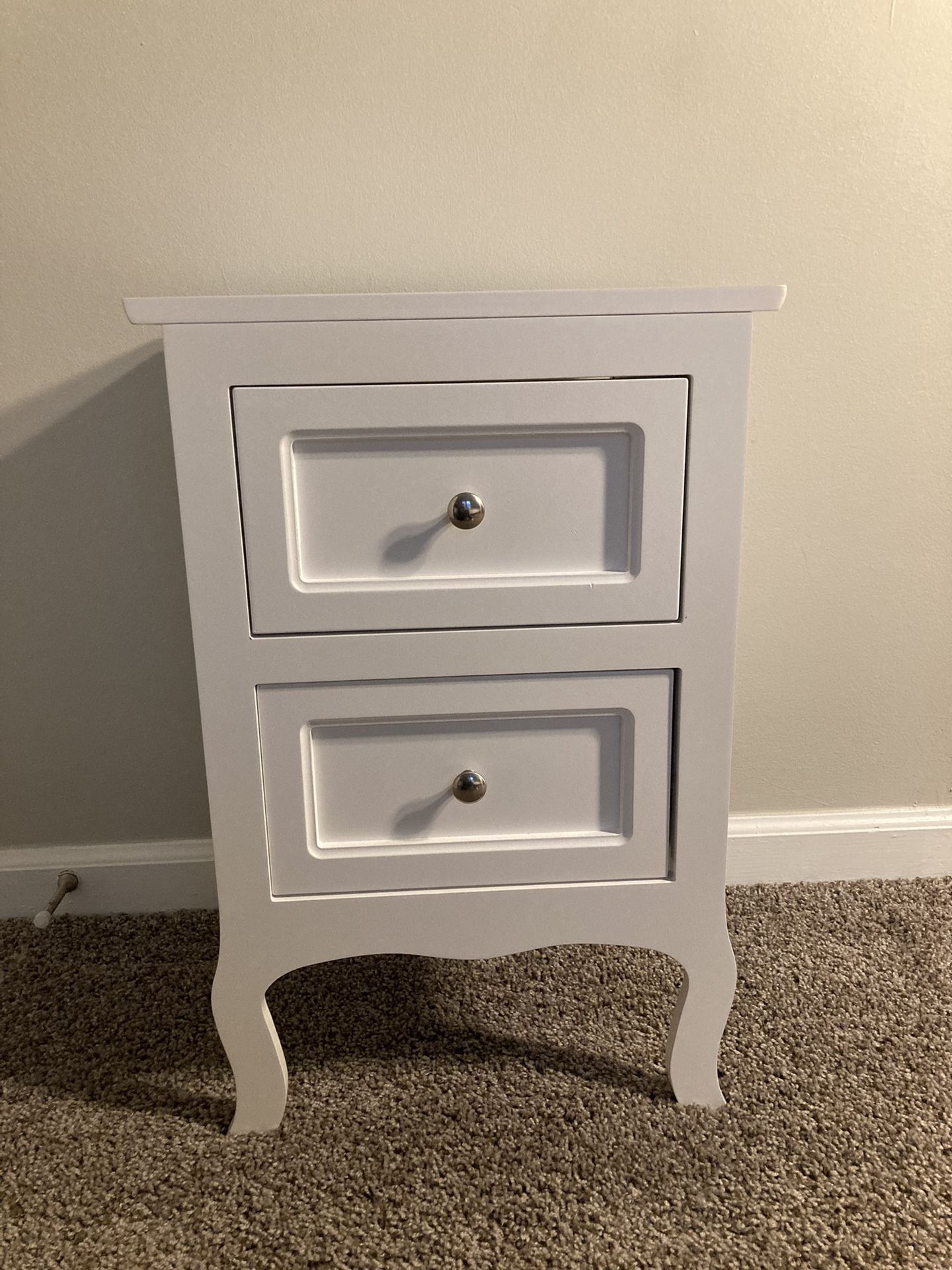Bedroom Bedside Table, Double Layer Nightstand for Bathroom Kitchen Bedroom