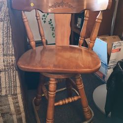 Wood Bar Stool