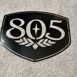 805 Beer Metal Sign Perfect For Garage 