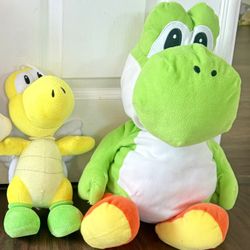 Toys -yoshi plush/koopa troopa plush 