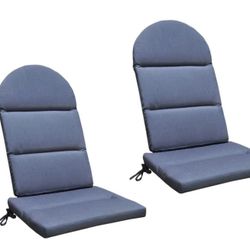Adirondack Cushion for Polywood Chairs, BLUE, 2-Pack  
