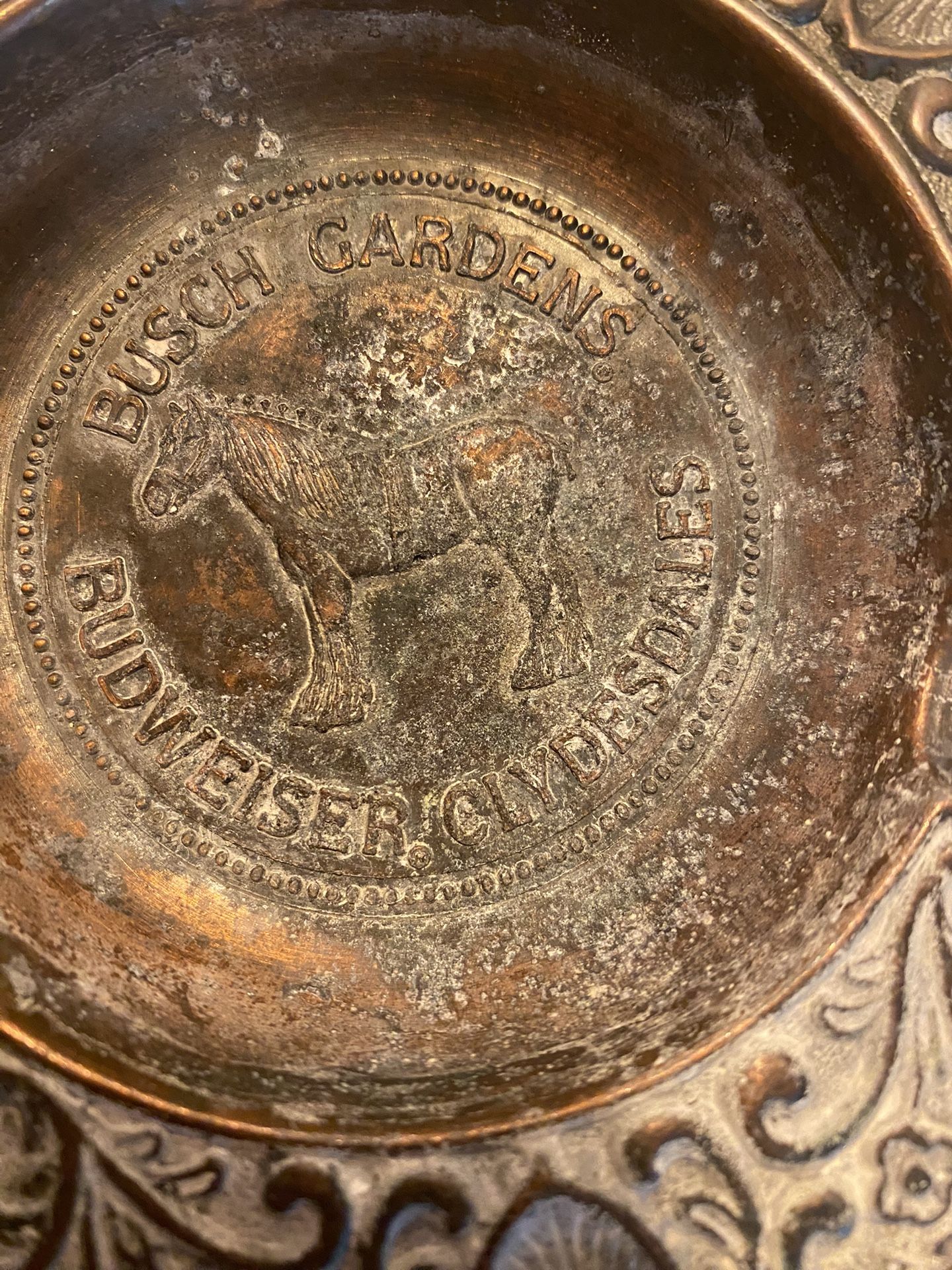 Busch Gardens BUDWEISER authentic Ashtray