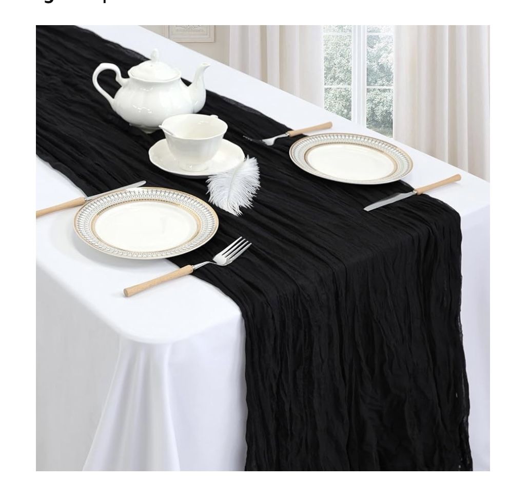 I Have 13 Black Table Runners New