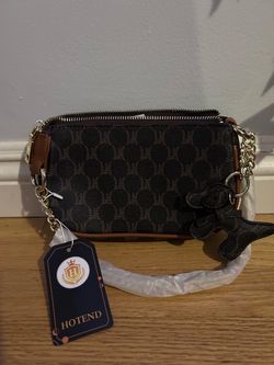 small brown purse