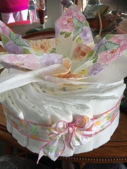 Diaper cake- pastel de pampers