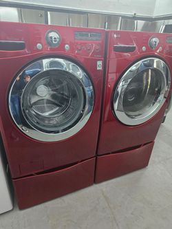 Set de lavadora y secadora marca LG