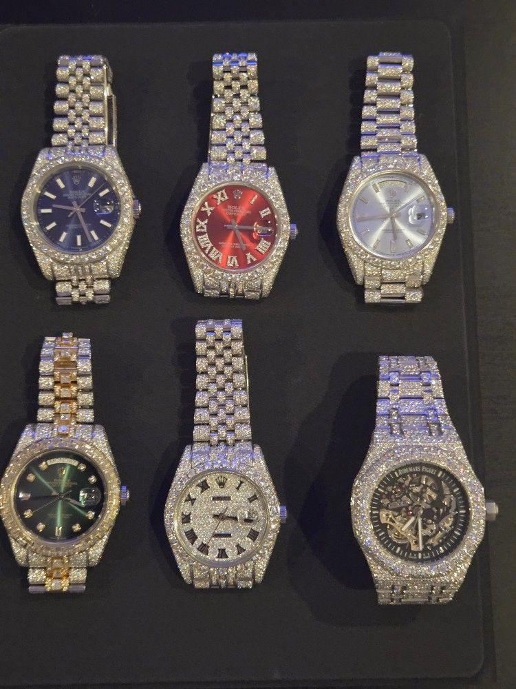 Vvs 1 Moissanite Diamond Watches