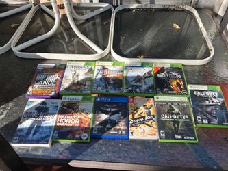 Take all the games you see  XBOX 360 OTHER ONE S