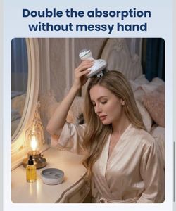 Electric Cordless Hair Scalp Massager with Kneading 84 Massage Nodes, Handheld Portable Head Scratcher Massager for Hair Growth, Deep Clean and Stress