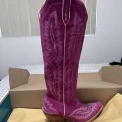 Hot Pink Tall Boots Women’s Size 11