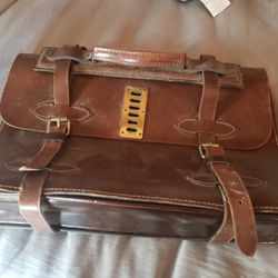 pure leather satchel custom made