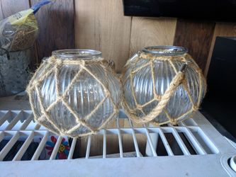 Hanging candle holders