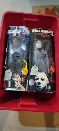 Sealed Beetlejuice figures,Friday the 13th & Halloween:Michael Myers