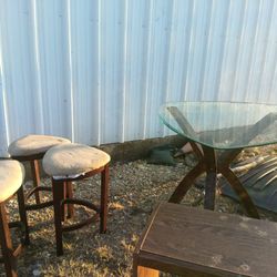 Glass Dining Set 