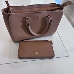 Tory Burch bag and wallet