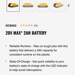 Dewalt Batteries 